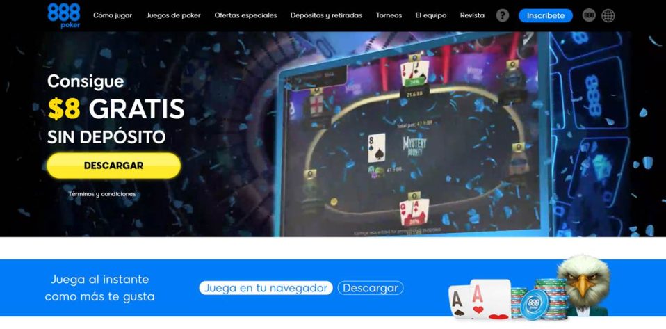 Las Mejores Salas de Póker Online en España - 888Poker